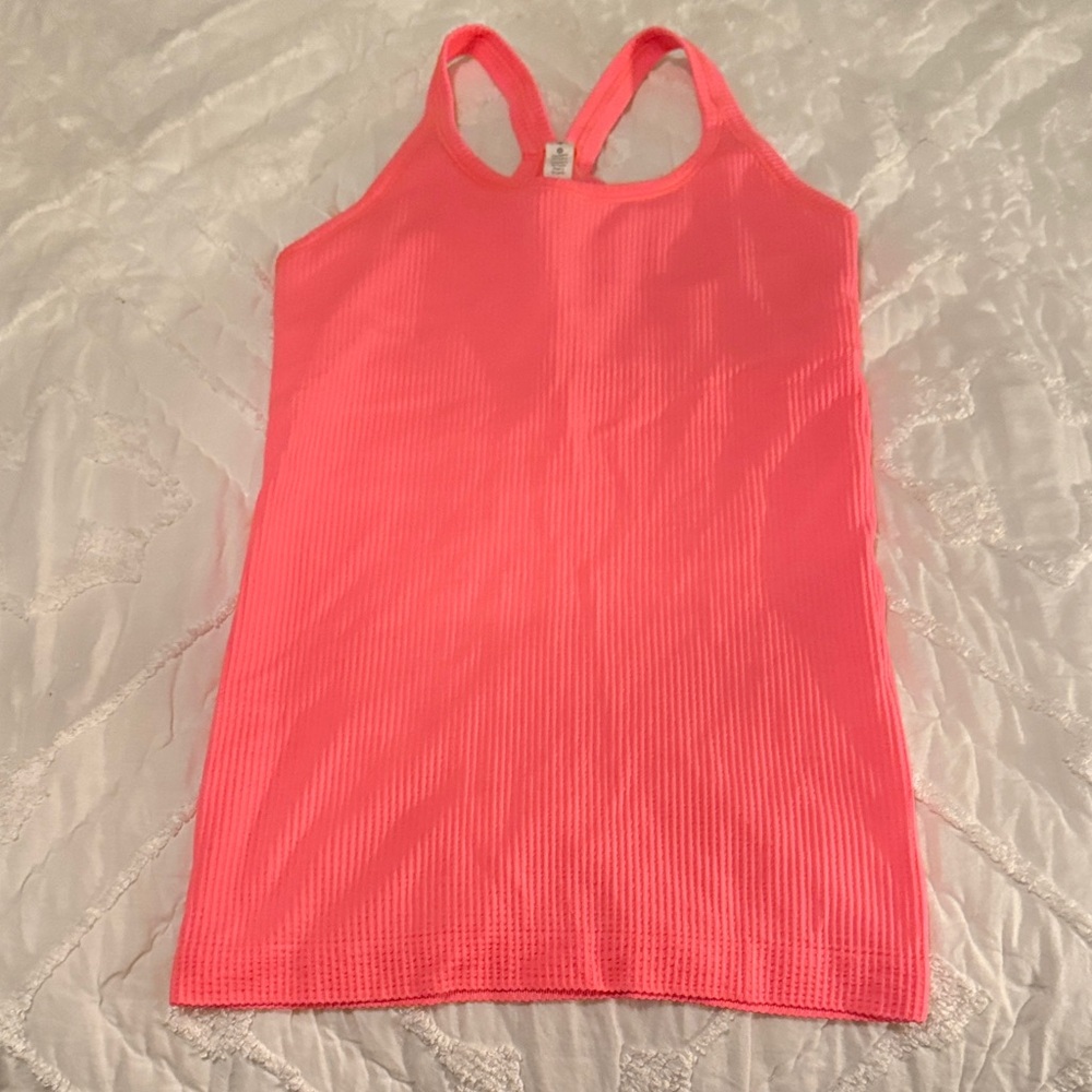 Lululemon Athletica Vibrant Pink Tank Top